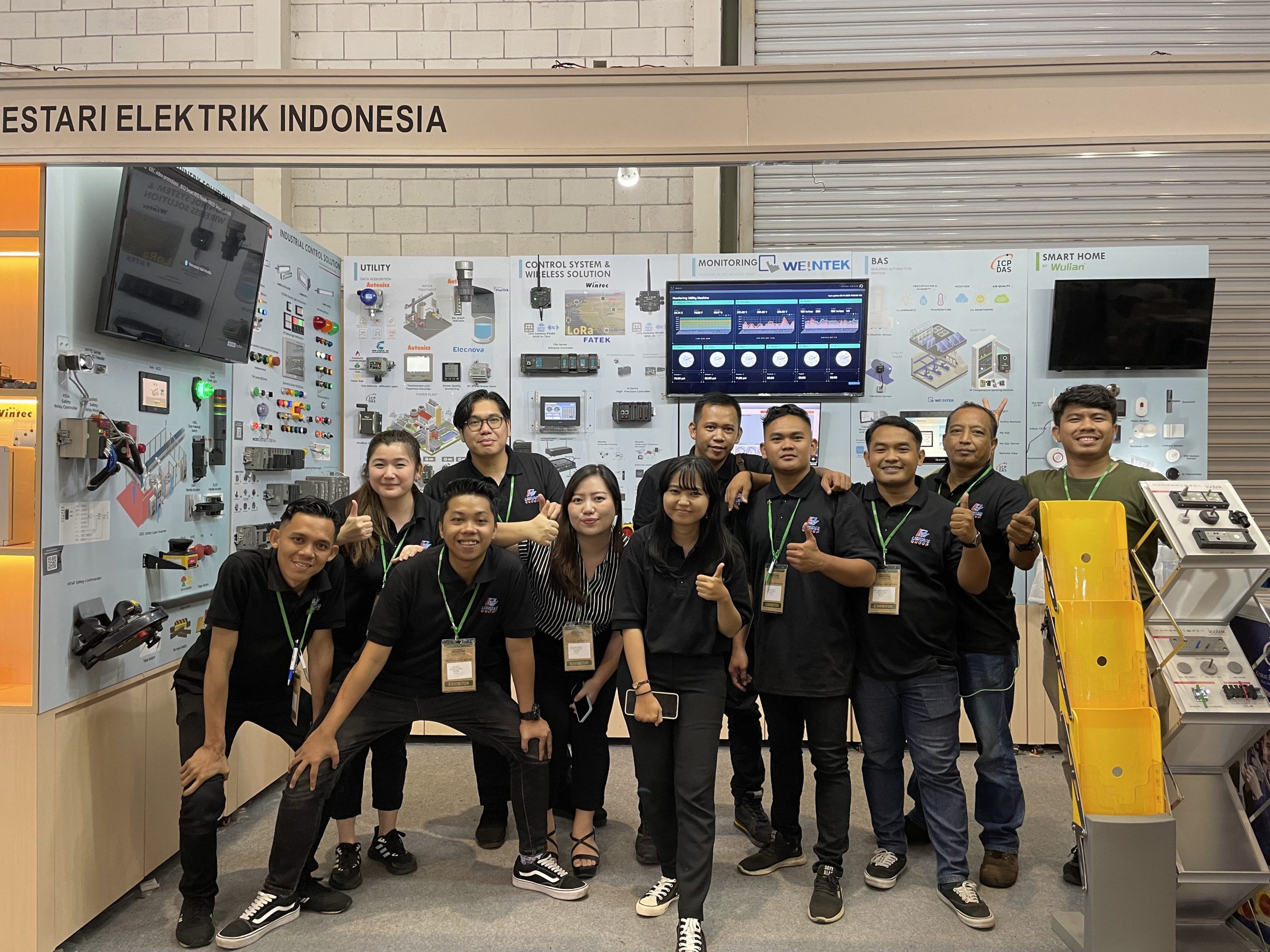 Lestari Group Team at Manufacturing Indonesia Exhibition 2023